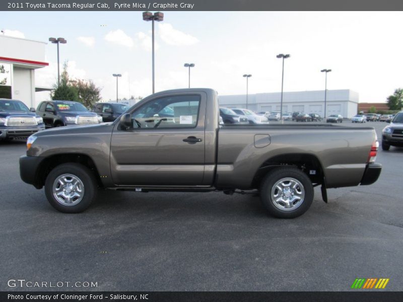 Pyrite Mica / Graphite Gray 2011 Toyota Tacoma Regular Cab