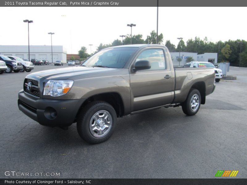 Pyrite Mica / Graphite Gray 2011 Toyota Tacoma Regular Cab