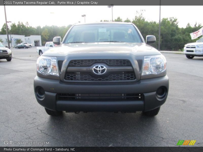 Pyrite Mica / Graphite Gray 2011 Toyota Tacoma Regular Cab