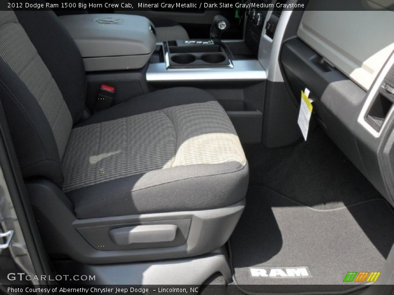 Mineral Gray Metallic / Dark Slate Gray/Medium Graystone 2012 Dodge Ram 1500 Big Horn Crew Cab