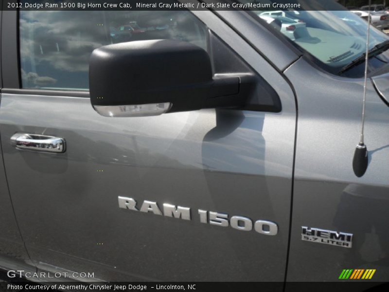 Mineral Gray Metallic / Dark Slate Gray/Medium Graystone 2012 Dodge Ram 1500 Big Horn Crew Cab