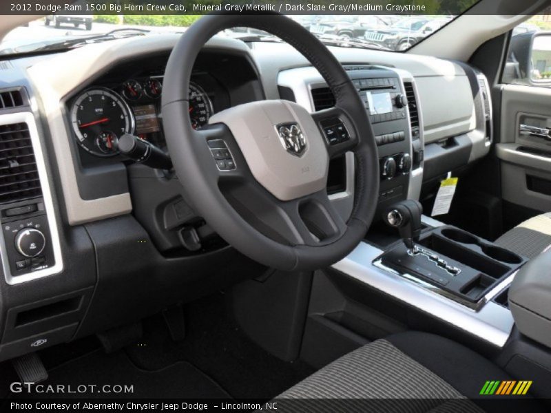  2012 Ram 1500 Big Horn Crew Cab Dark Slate Gray/Medium Graystone Interior