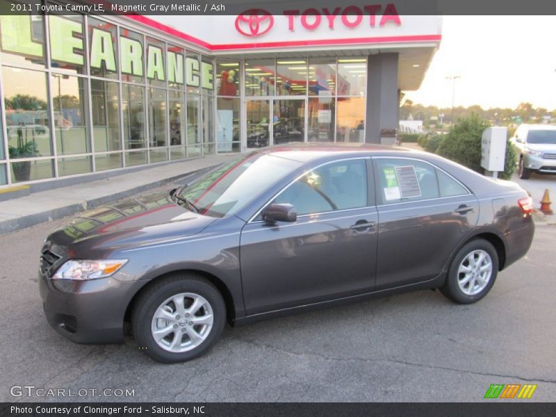 Magnetic Gray Metallic / Ash 2011 Toyota Camry LE