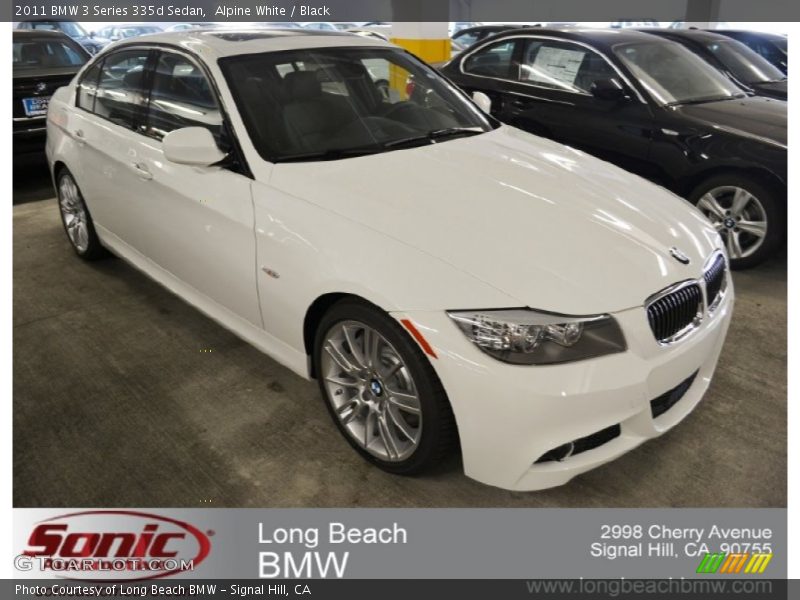 Alpine White / Black 2011 BMW 3 Series 335d Sedan