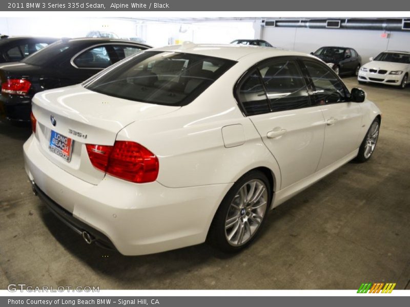 Alpine White / Black 2011 BMW 3 Series 335d Sedan