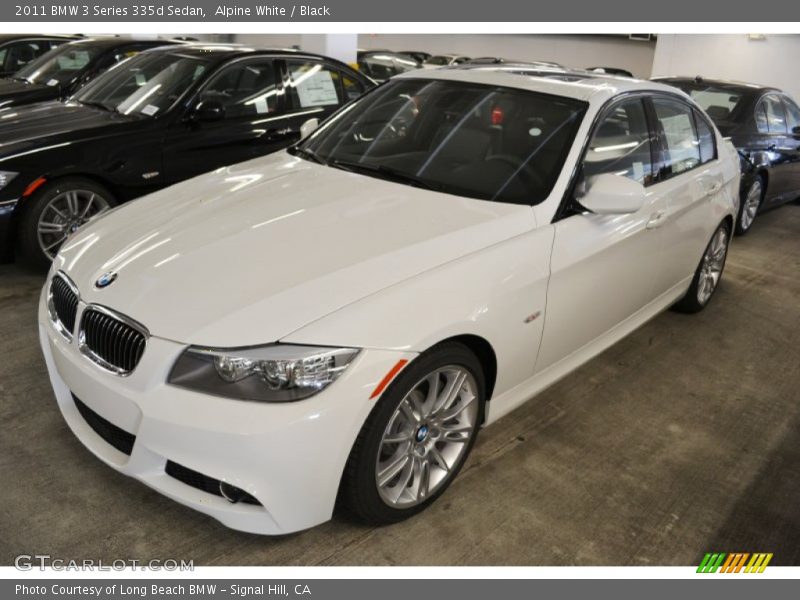 Alpine White / Black 2011 BMW 3 Series 335d Sedan