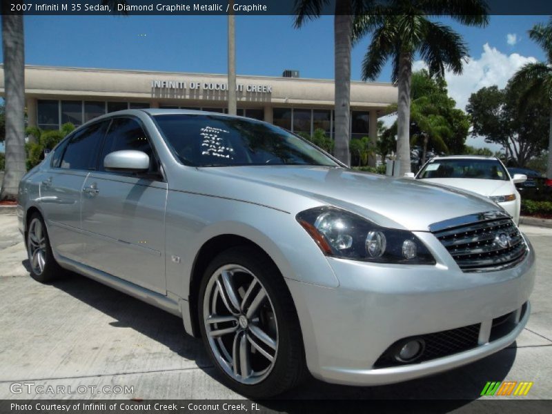 Diamond Graphite Metallic / Graphite 2007 Infiniti M 35 Sedan