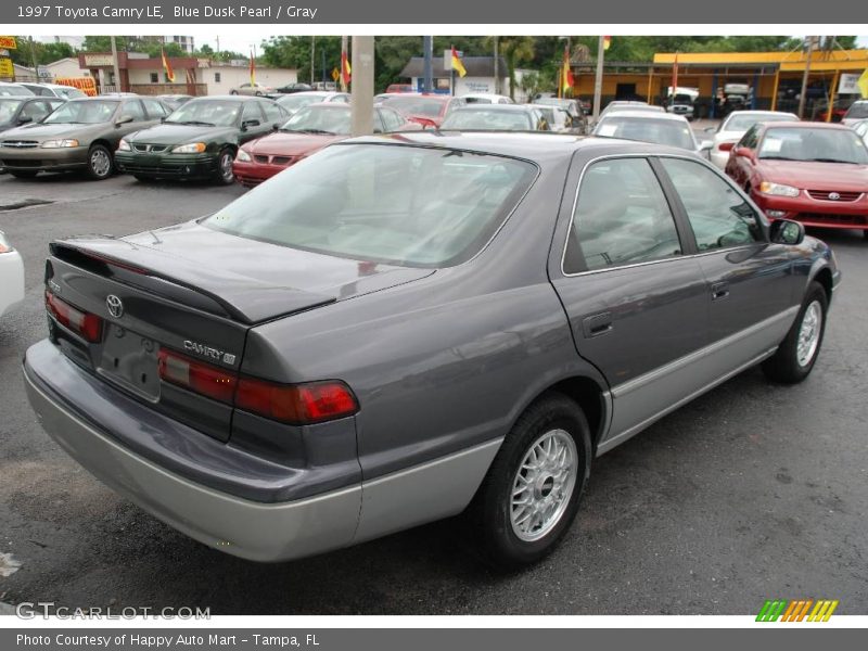 Blue Dusk Pearl / Gray 1997 Toyota Camry LE
