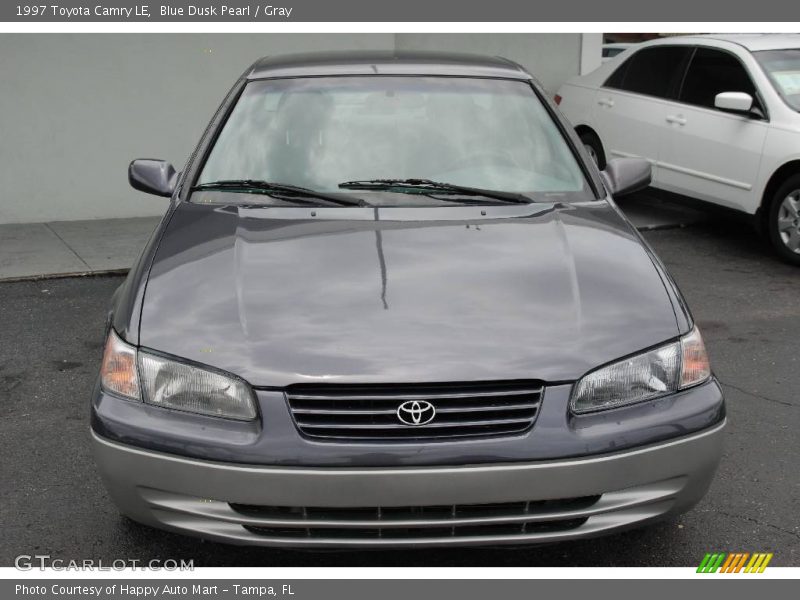 Blue Dusk Pearl / Gray 1997 Toyota Camry LE