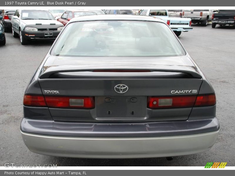 Blue Dusk Pearl / Gray 1997 Toyota Camry LE