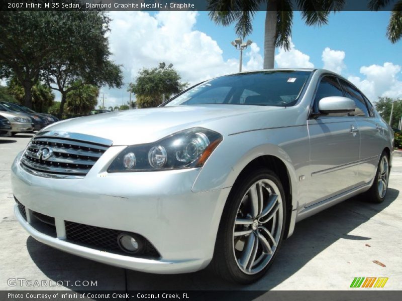 Diamond Graphite Metallic / Graphite 2007 Infiniti M 35 Sedan