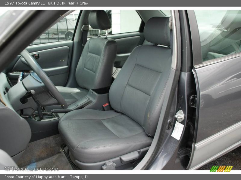 Blue Dusk Pearl / Gray 1997 Toyota Camry LE
