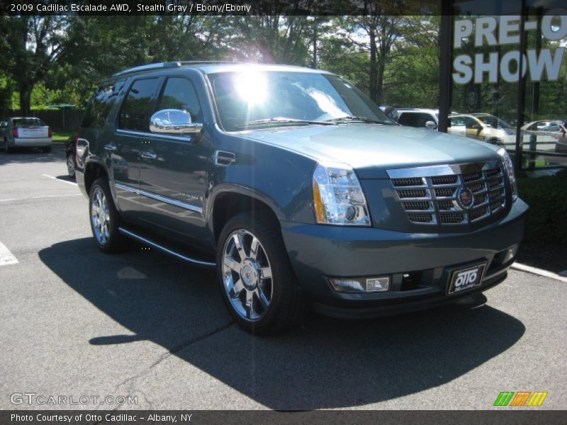Stealth Gray / Ebony/Ebony 2009 Cadillac Escalade AWD