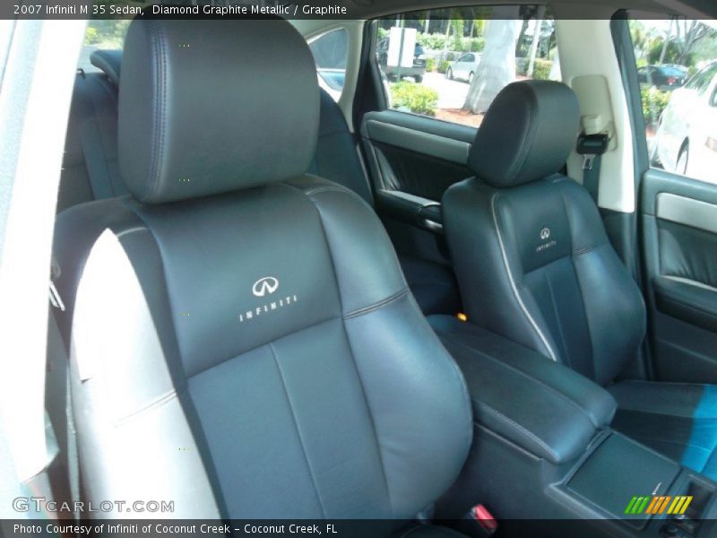 Diamond Graphite Metallic / Graphite 2007 Infiniti M 35 Sedan