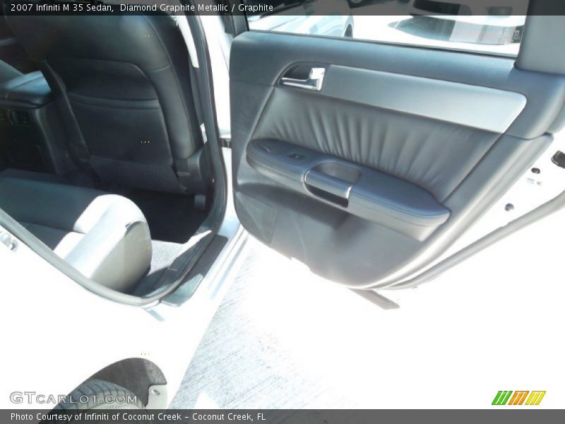 Diamond Graphite Metallic / Graphite 2007 Infiniti M 35 Sedan