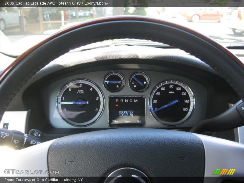 Stealth Gray / Ebony/Ebony 2009 Cadillac Escalade AWD