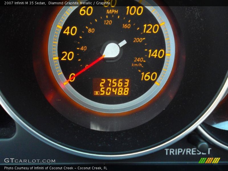 Diamond Graphite Metallic / Graphite 2007 Infiniti M 35 Sedan