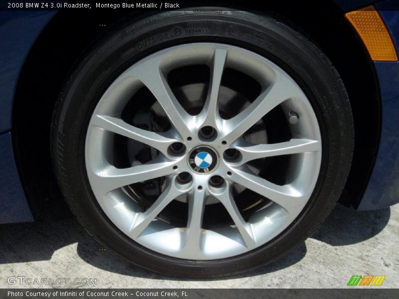 Montego Blue Metallic / Black 2008 BMW Z4 3.0i Roadster