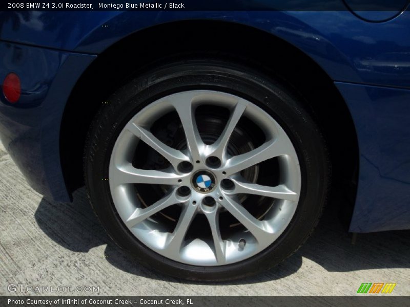 Montego Blue Metallic / Black 2008 BMW Z4 3.0i Roadster
