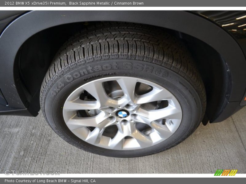 Black Sapphire Metallic / Cinnamon Brown 2012 BMW X5 xDrive35i Premium