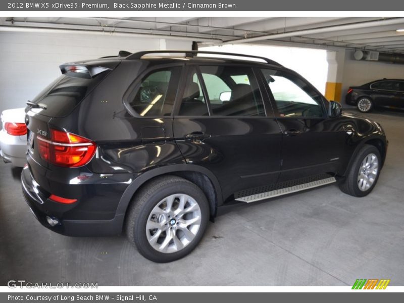 Black Sapphire Metallic / Cinnamon Brown 2012 BMW X5 xDrive35i Premium