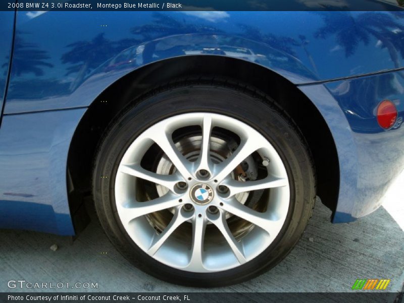 Montego Blue Metallic / Black 2008 BMW Z4 3.0i Roadster