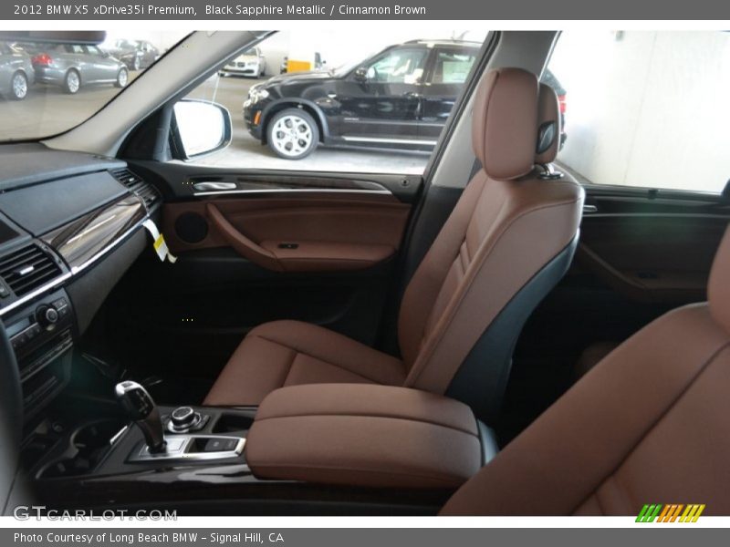 Black Sapphire Metallic / Cinnamon Brown 2012 BMW X5 xDrive35i Premium