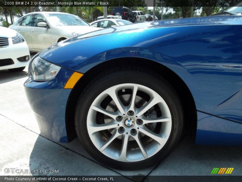Montego Blue Metallic / Black 2008 BMW Z4 3.0i Roadster