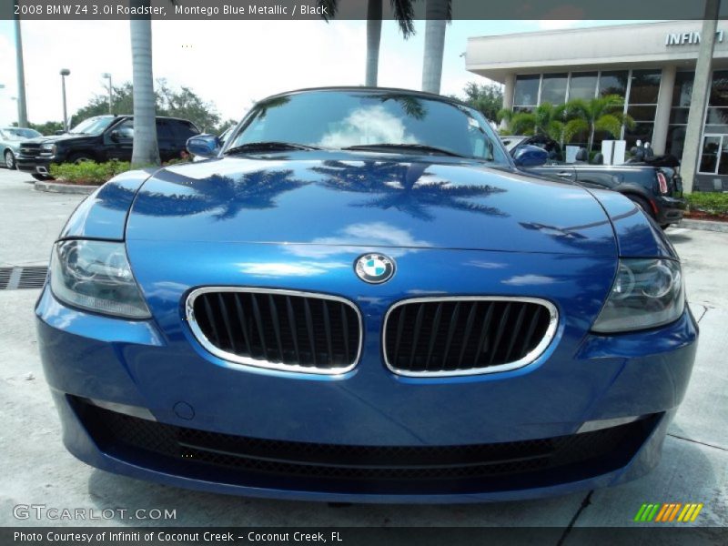 Montego Blue Metallic / Black 2008 BMW Z4 3.0i Roadster