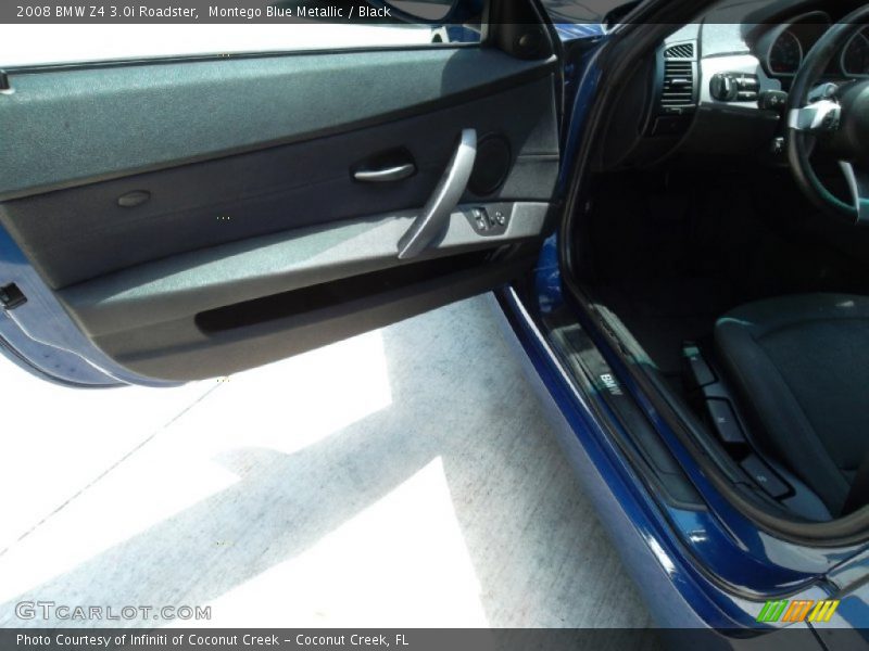 Montego Blue Metallic / Black 2008 BMW Z4 3.0i Roadster