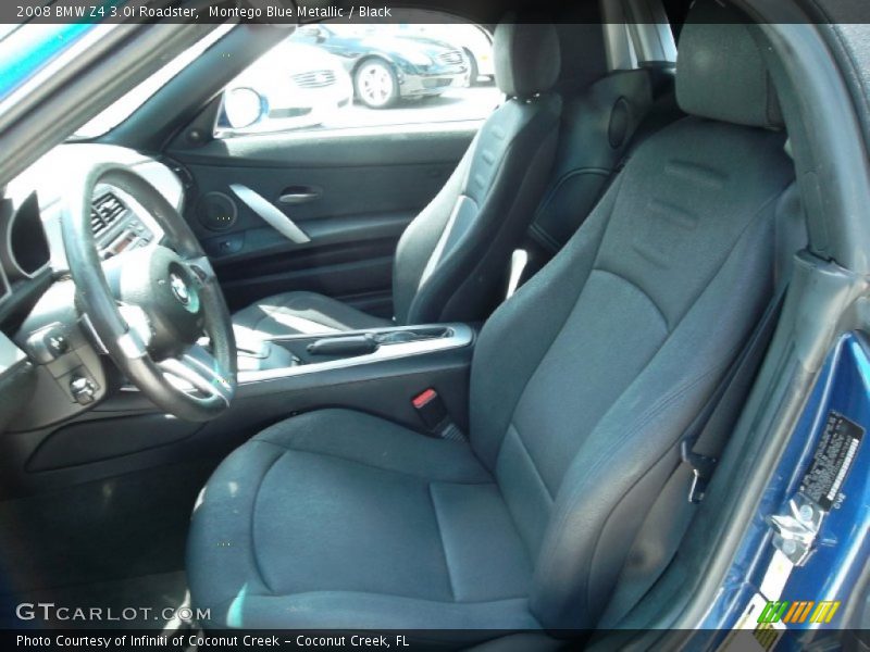 Montego Blue Metallic / Black 2008 BMW Z4 3.0i Roadster