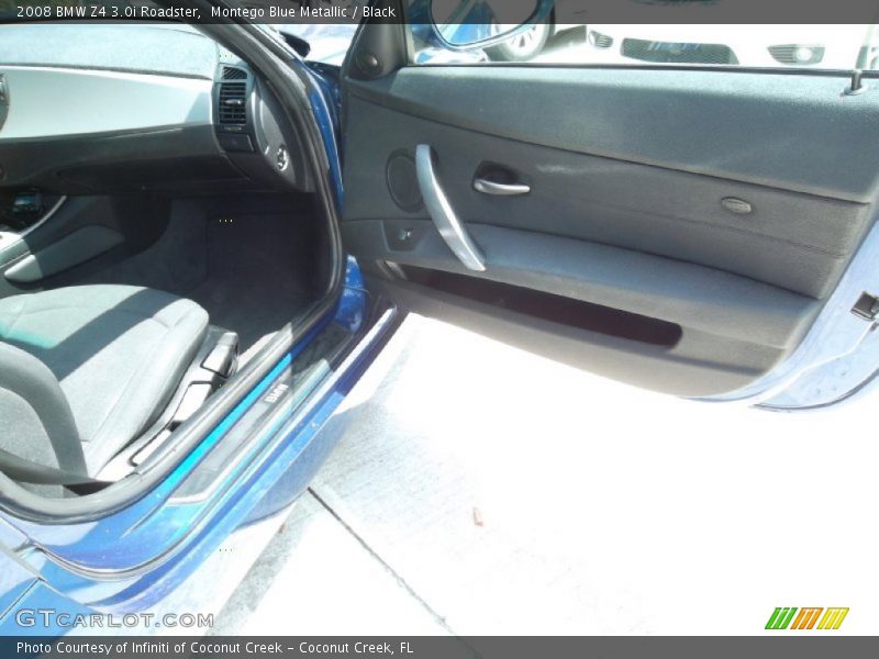 Montego Blue Metallic / Black 2008 BMW Z4 3.0i Roadster
