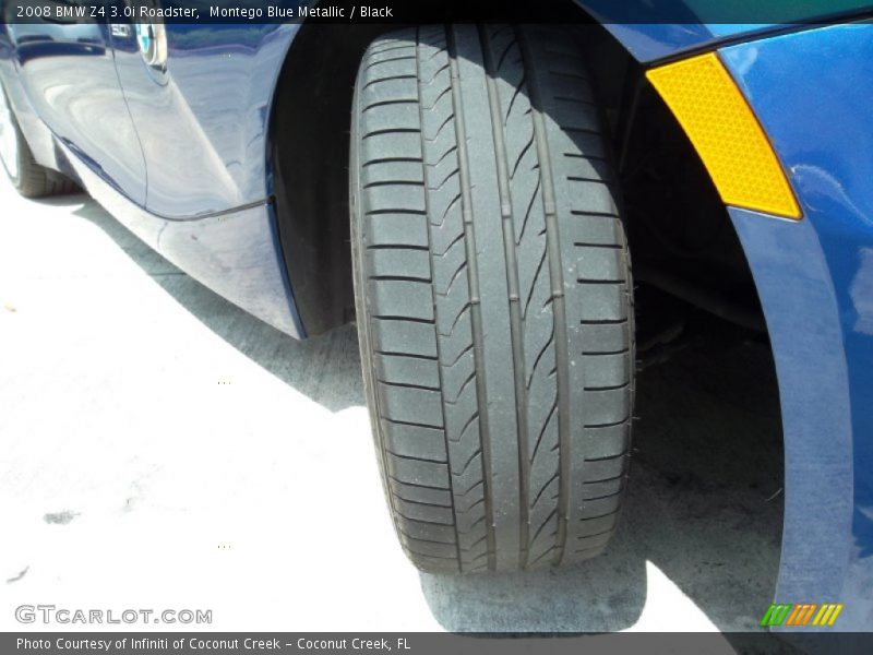 Montego Blue Metallic / Black 2008 BMW Z4 3.0i Roadster