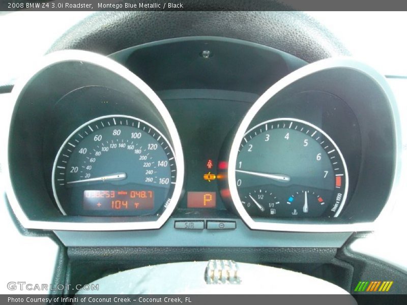 Montego Blue Metallic / Black 2008 BMW Z4 3.0i Roadster