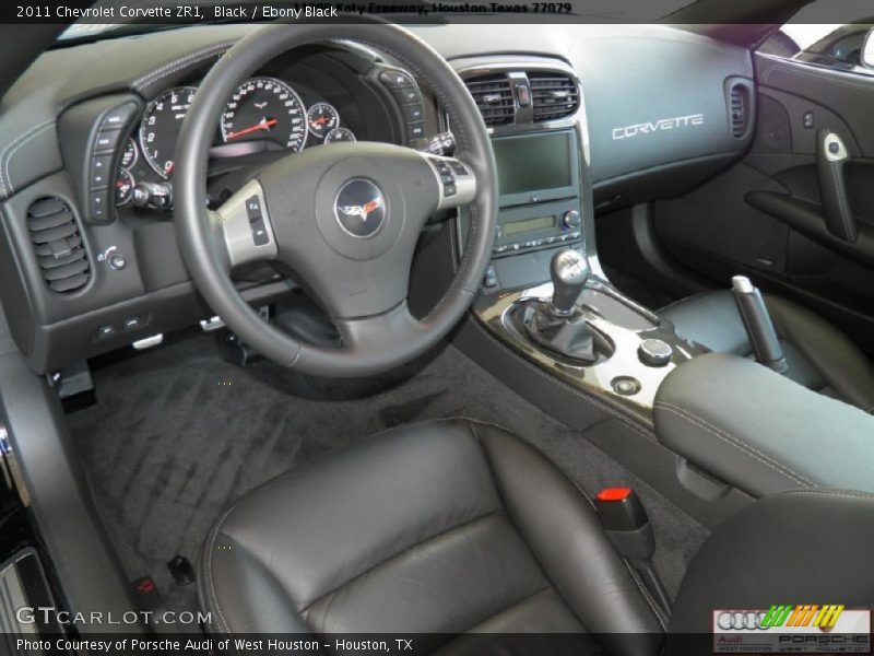 Black / Ebony Black 2011 Chevrolet Corvette ZR1