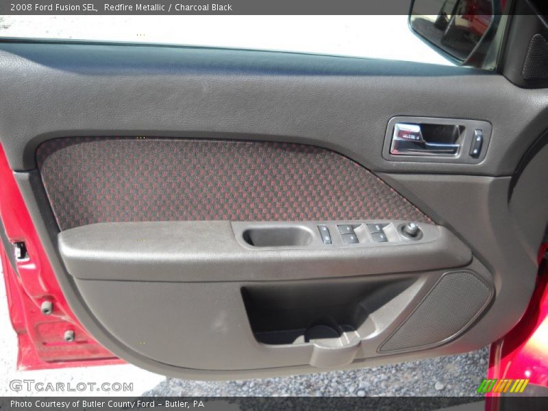 Redfire Metallic / Charcoal Black 2008 Ford Fusion SEL
