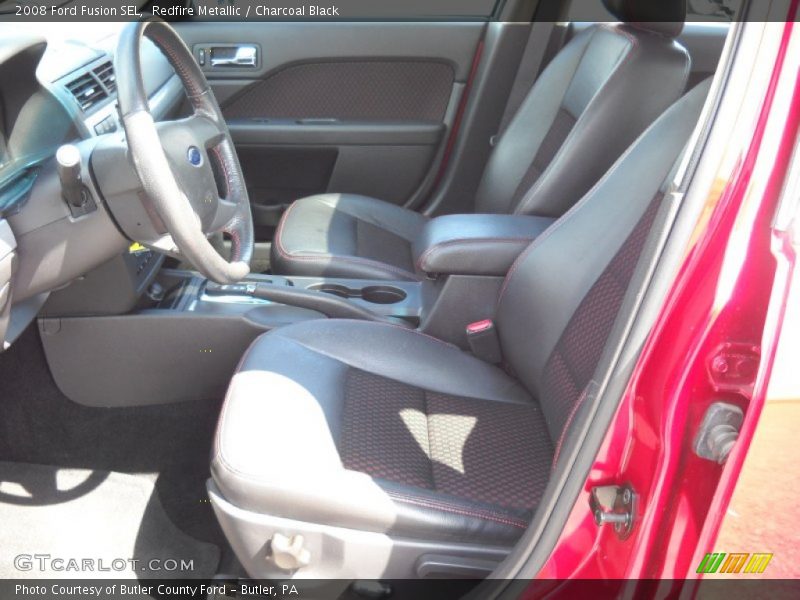Redfire Metallic / Charcoal Black 2008 Ford Fusion SEL