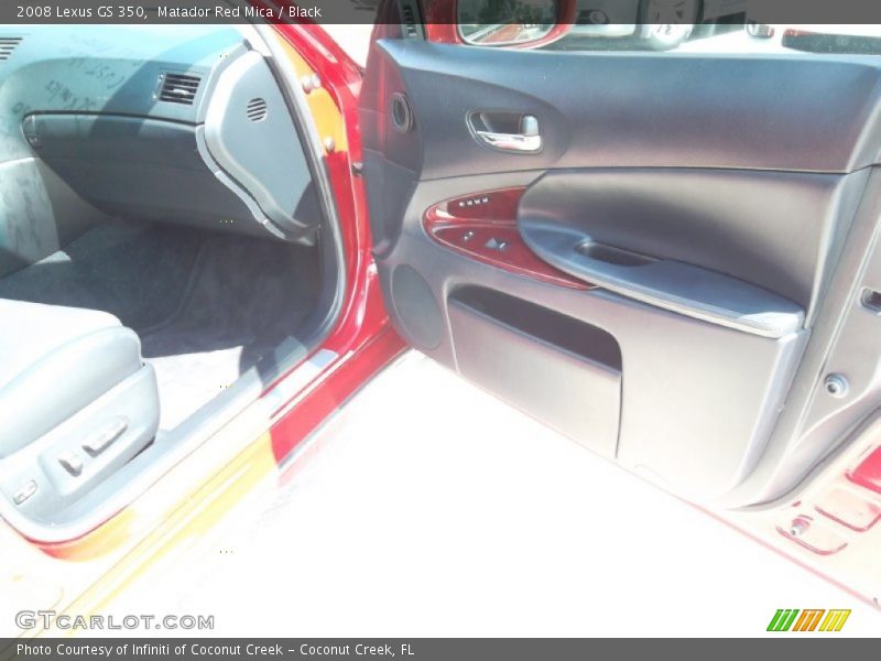 Matador Red Mica / Black 2008 Lexus GS 350