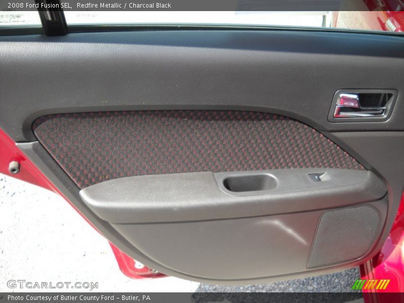 Redfire Metallic / Charcoal Black 2008 Ford Fusion SEL