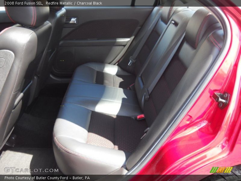 Redfire Metallic / Charcoal Black 2008 Ford Fusion SEL