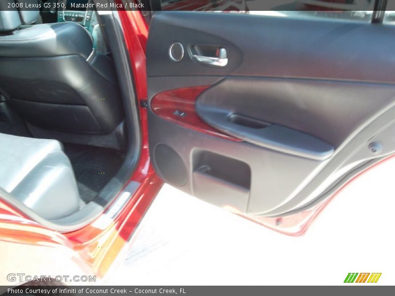 Matador Red Mica / Black 2008 Lexus GS 350