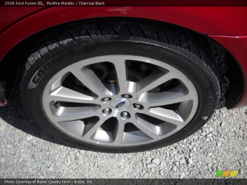 Redfire Metallic / Charcoal Black 2008 Ford Fusion SEL