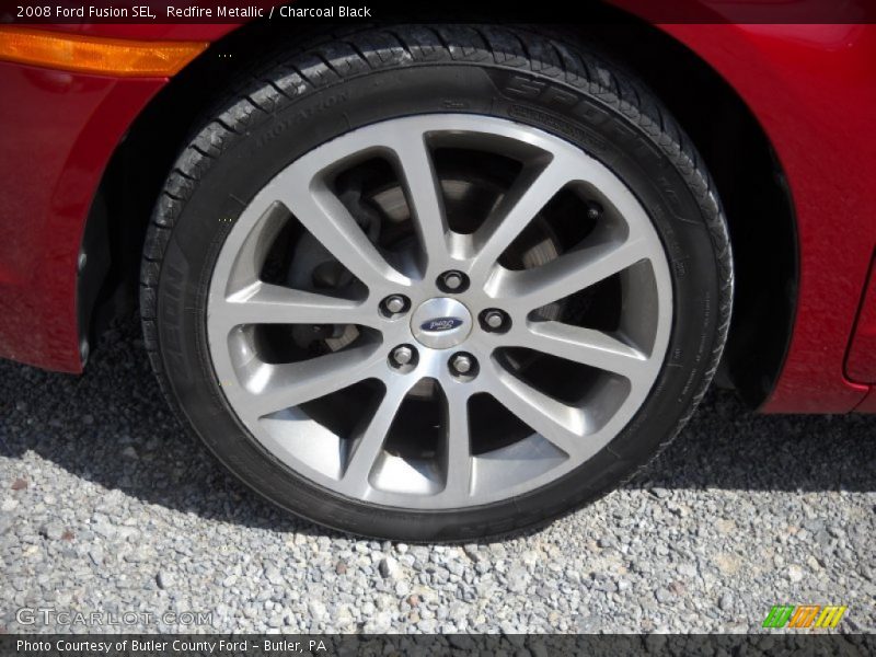 Redfire Metallic / Charcoal Black 2008 Ford Fusion SEL