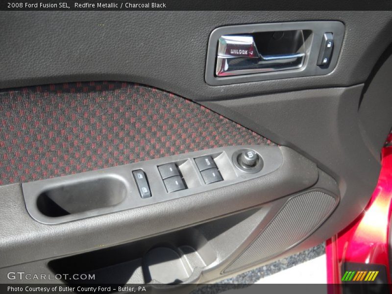 Redfire Metallic / Charcoal Black 2008 Ford Fusion SEL