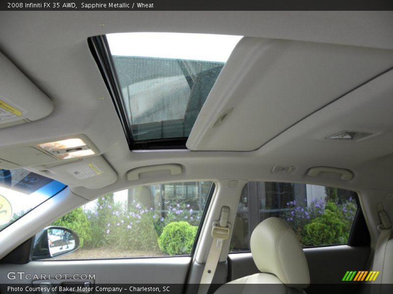 Sapphire Metallic / Wheat 2008 Infiniti FX 35 AWD