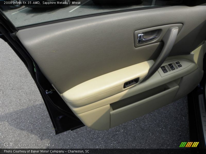 Sapphire Metallic / Wheat 2008 Infiniti FX 35 AWD