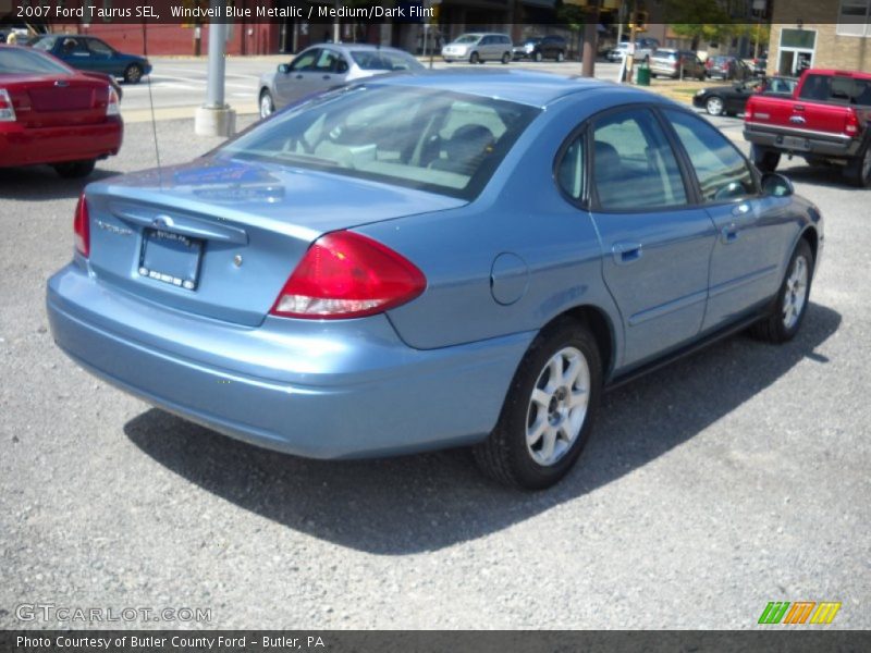Windveil Blue Metallic / Medium/Dark Flint 2007 Ford Taurus SEL
