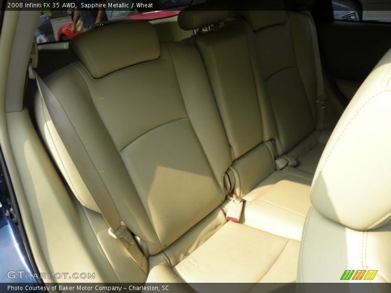 Sapphire Metallic / Wheat 2008 Infiniti FX 35 AWD