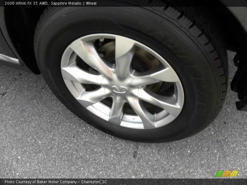 Sapphire Metallic / Wheat 2008 Infiniti FX 35 AWD