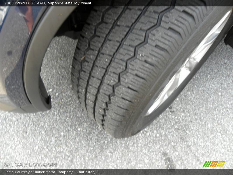 Sapphire Metallic / Wheat 2008 Infiniti FX 35 AWD